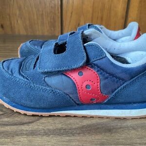 Saucony Velcro sneakers blue and red 12 kids